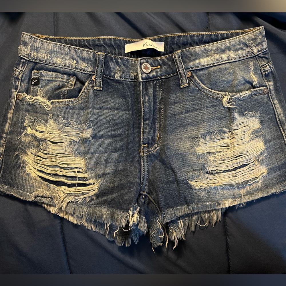 KANCAN MID RISE BOYFRIEND SHORTS - MEDIUM